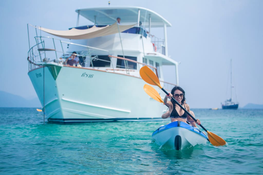 Kayaking with Shiraz