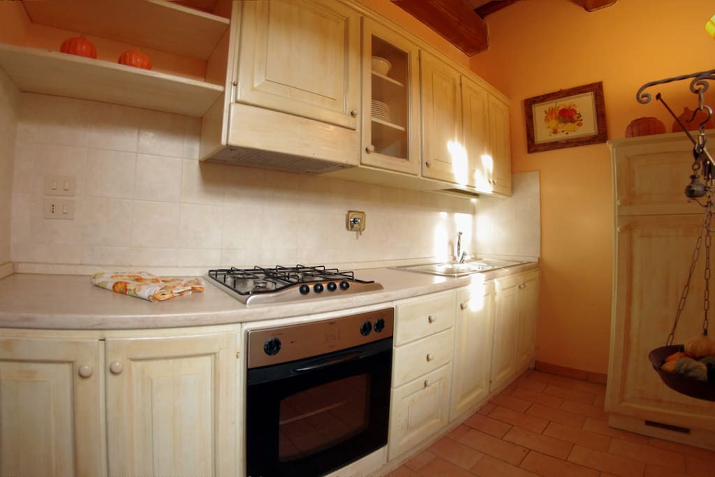 La cucina.
The kitchen.