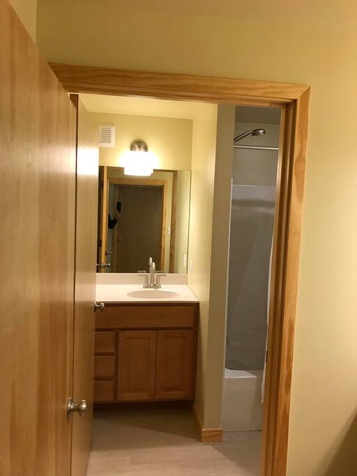 Bathroom w/ his/hers sinks