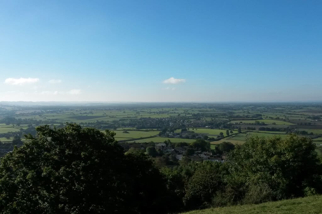 The view from Wotton Hill, a 15 minute walk from our house.