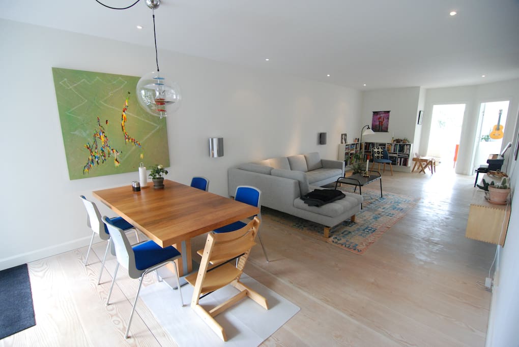 Dining and living room