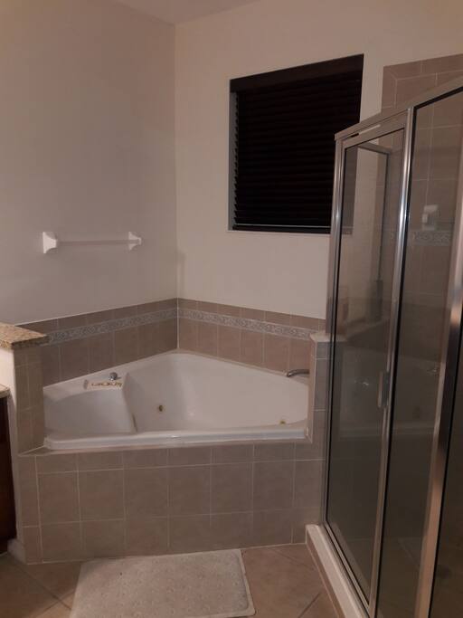 main bathroom hot tub