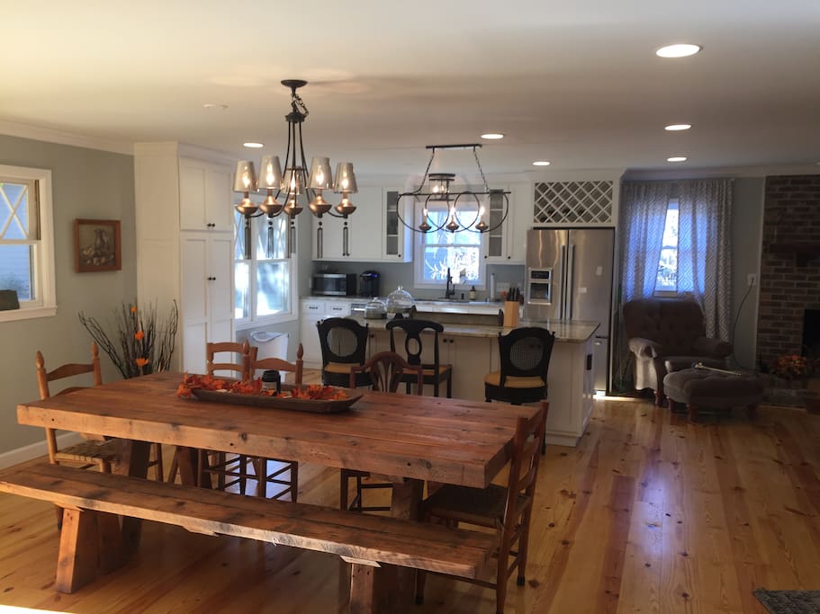 Kitchen dining open concept