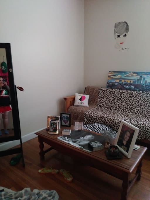 futon in day/common room