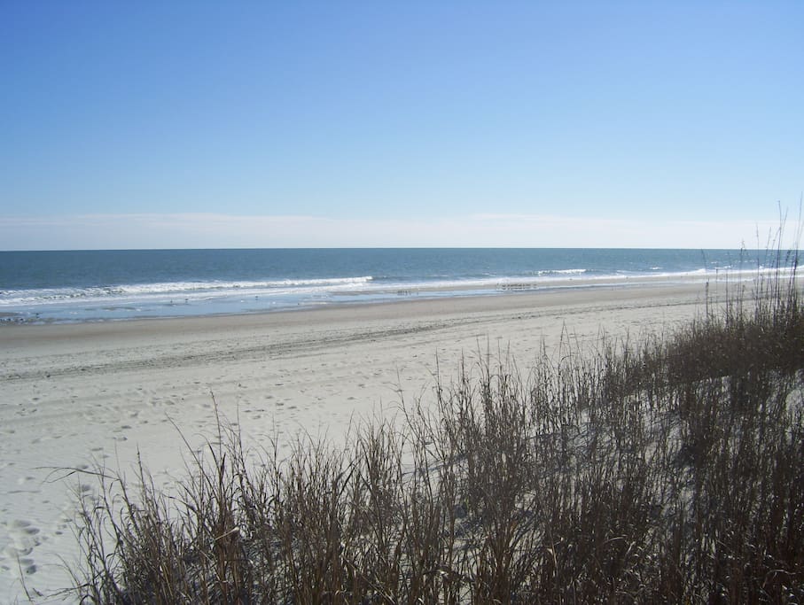 The Beautiful Grand Strand in front of our The Anchorage.