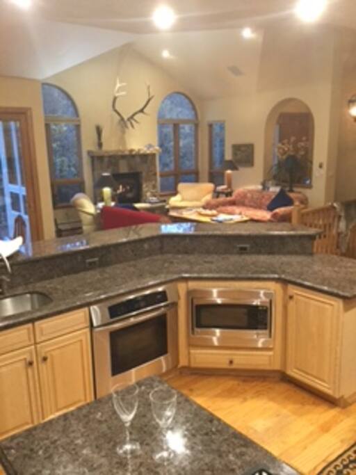 Kitchen and main living room