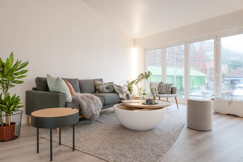 Stuehjørnet, sleng deg ned i sofaen og nyt utsikten.
Foto: Rob Schoenbaum