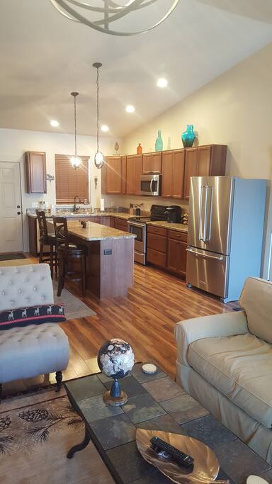 kitchen with island