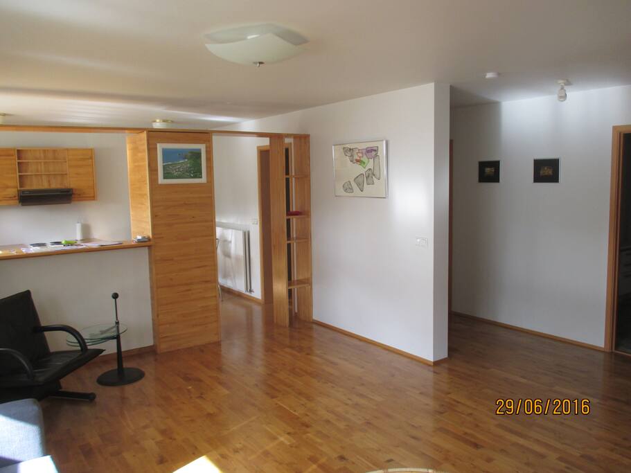 Kitchen view from living room
