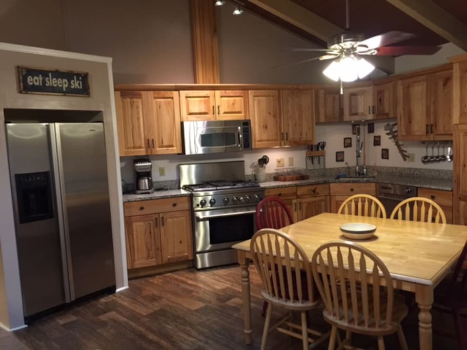 Kitchen with gourmet appliances