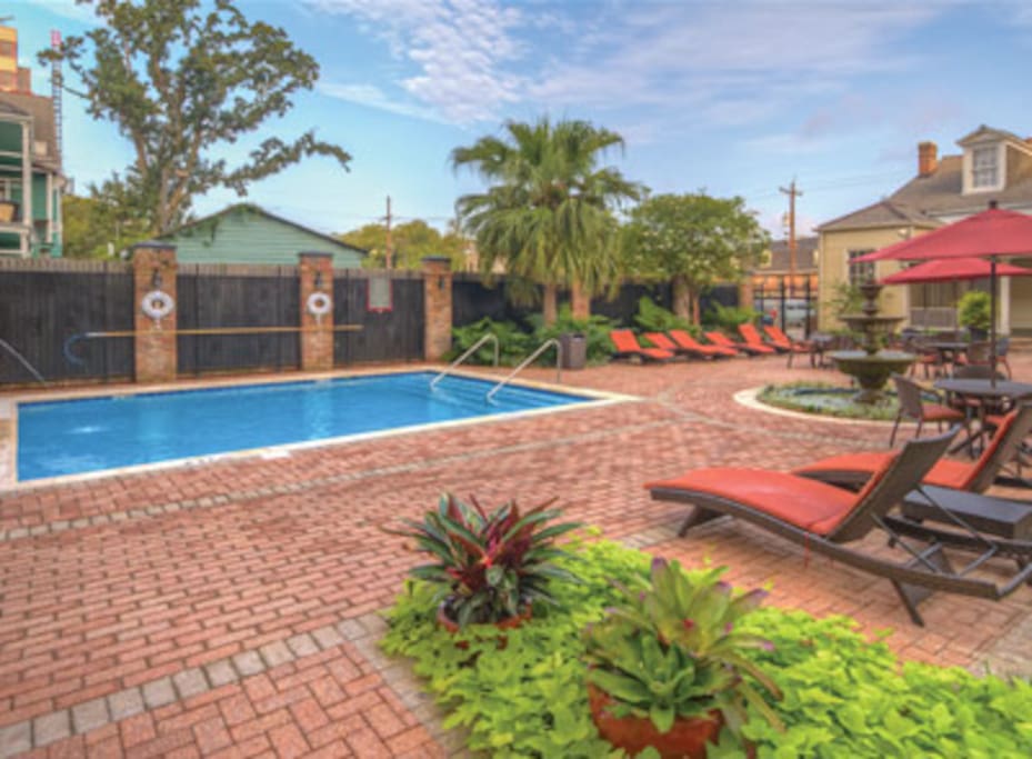 Pool area