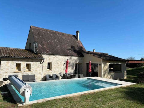 Louna House *Pool* near Sarlat