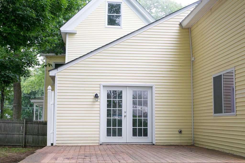 Private Porch for you to BBQ off of