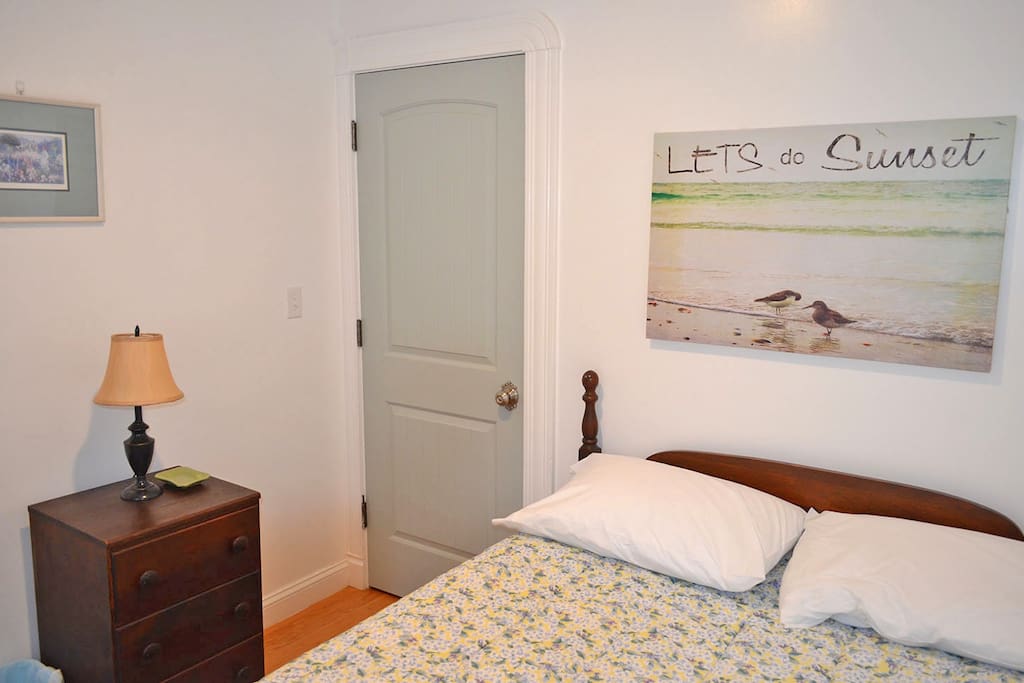 Boulevard Bungalow-Bedroom 1: Main floor bedroom with Full bed.
