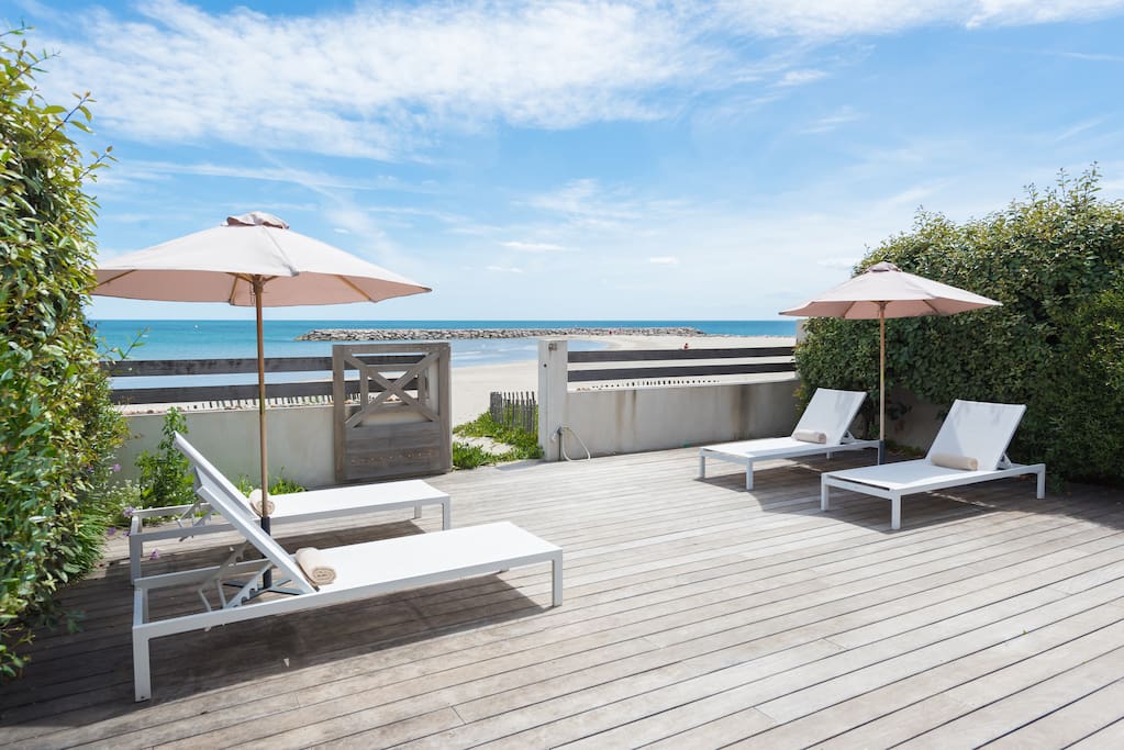Villa de rêve en bord de mer, Carnon!  Maisons à louer à Mauguio