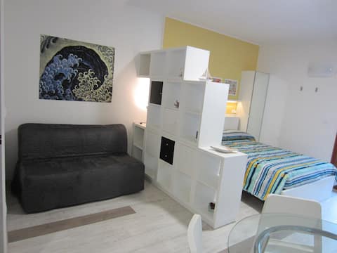 Openspace sulla spiaggia, piscina, clima, WiFi