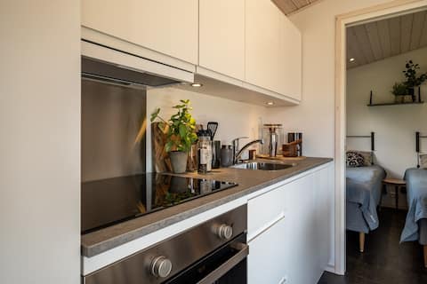 Top Airbnb: Spa Lodge (Premium Strandhytte) in Faxe
