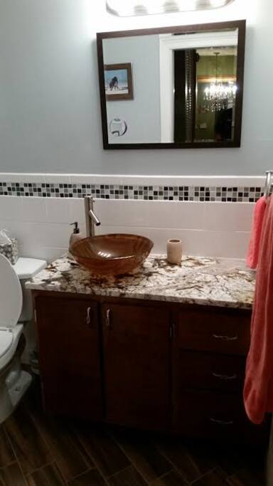 spare bath full shower and tub