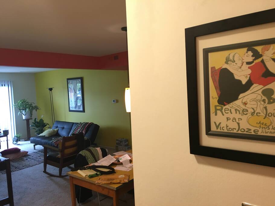 entrance from outside hallway