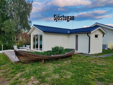 Farmhouse with access to a beach and  a sauna.