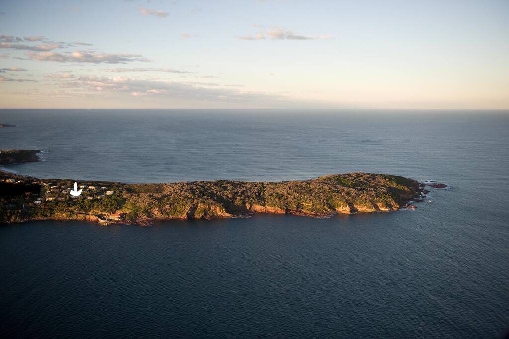 Long point Headland where studio located
