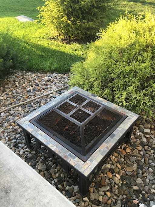 Enjoy your evening around the fire pit