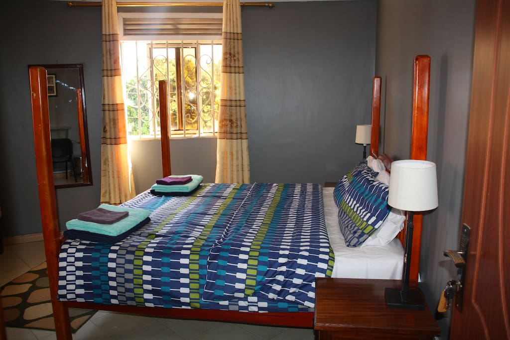 Large bedroom with 2 windows to allow natural light