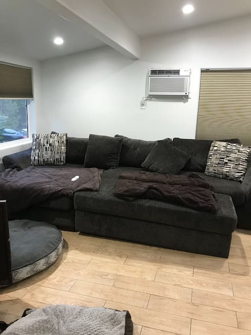 One side of living room