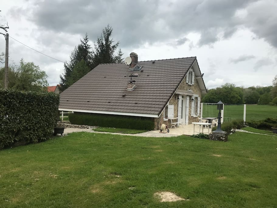 façade est de la maison