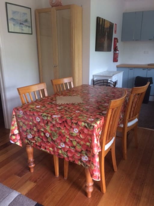 Dining table with 5 chairs