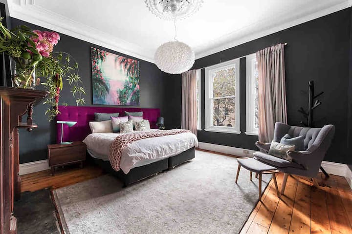 Historical terrace house in the middle of Fitzroy