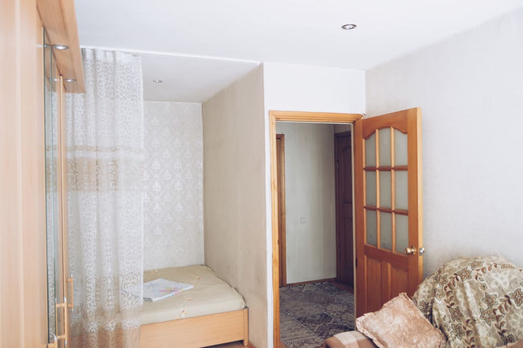 Living room and Bedroom