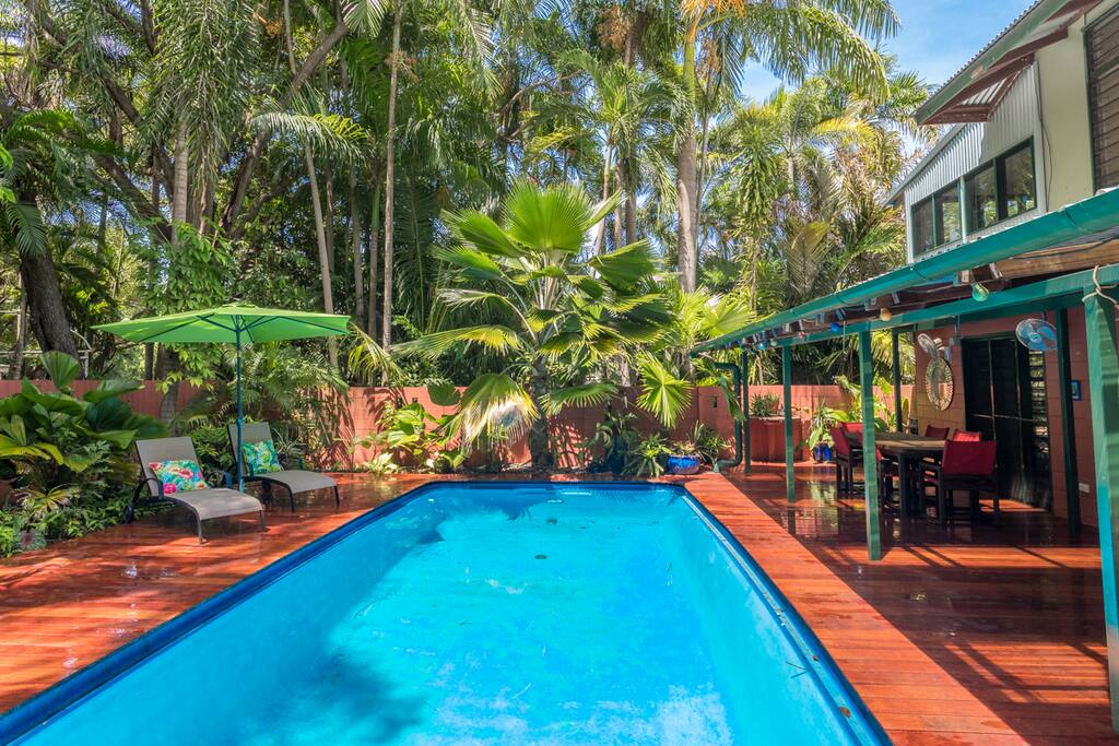 Large and Deep Swimming Pool.
Cool and Refreshing!