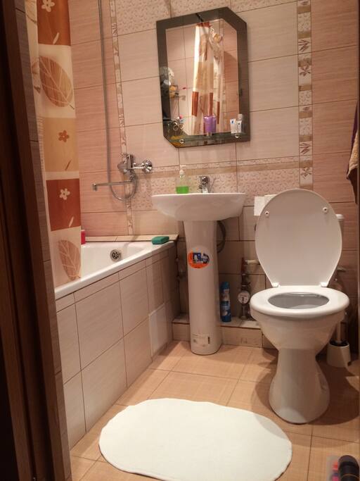Ванная комната со всеми удобствами
