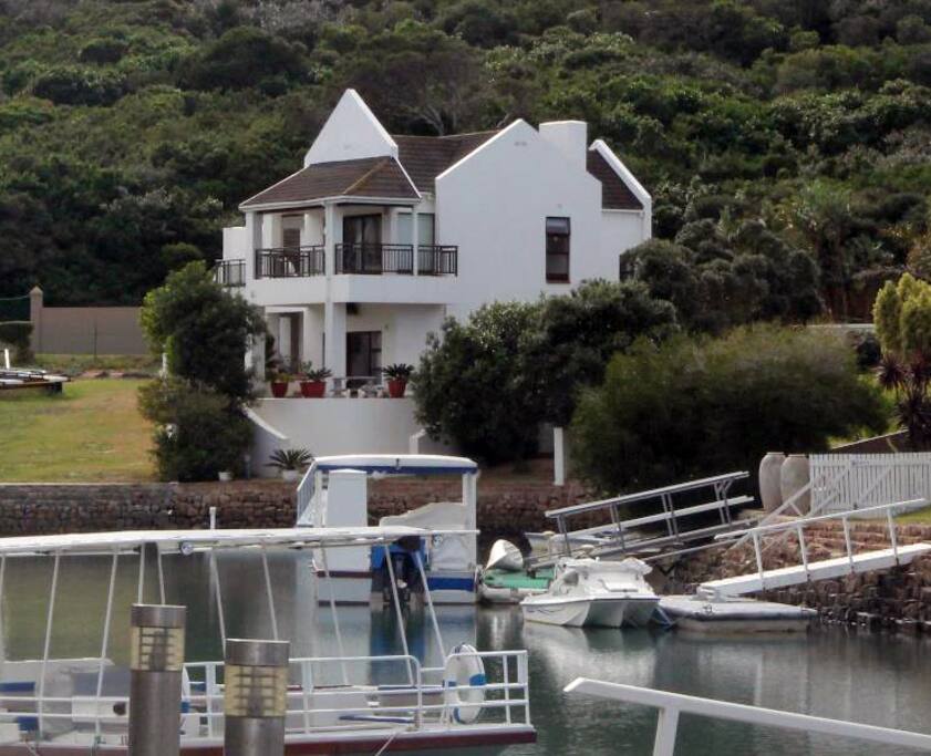 View of the house from the Marina