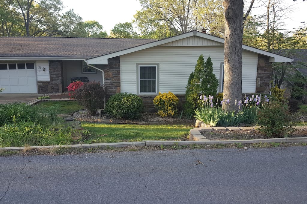 Front yard in spring