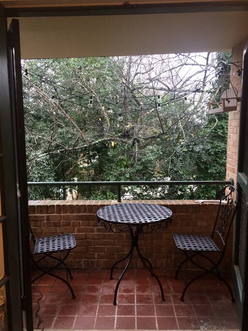 Private balcony!