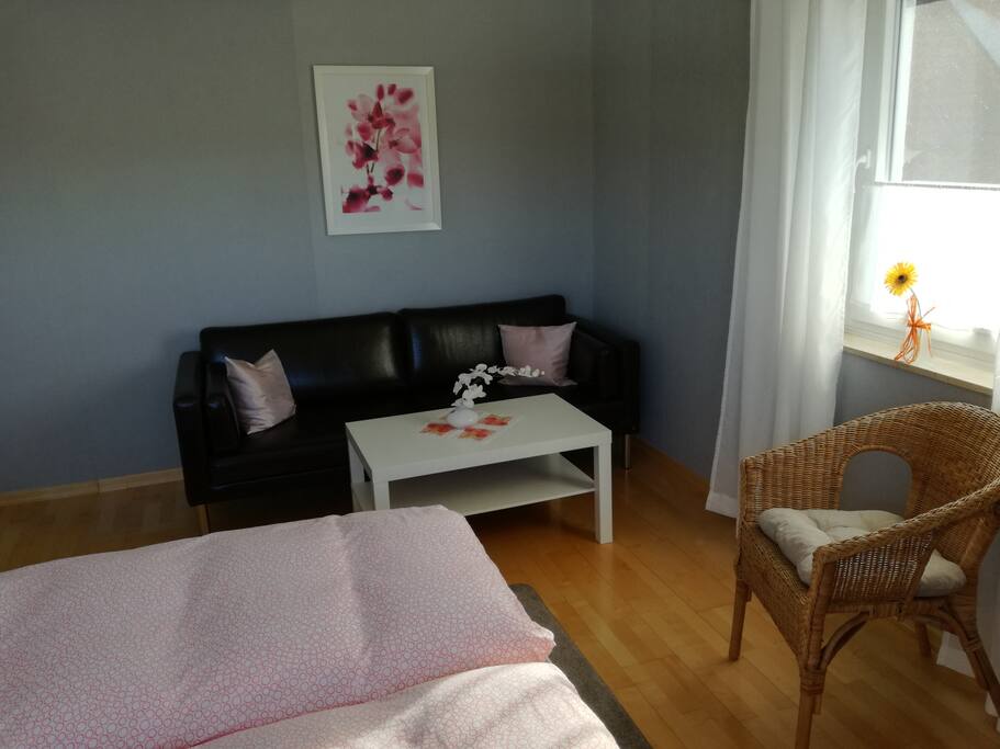 Schlaf- und Wohnzimmer