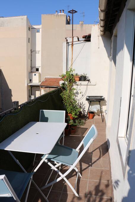 terrasse 9m2 BBQ électrique