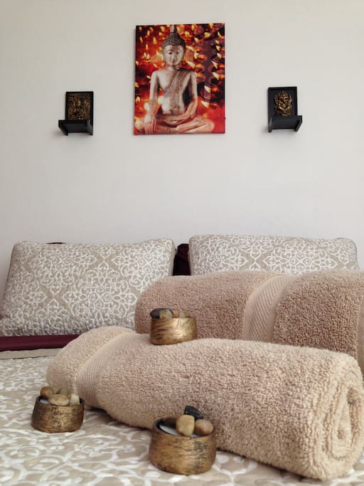 rest peacefully at night on this comfy bed.