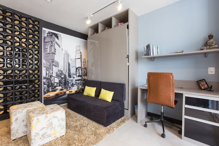 Lindo Studio na Vila Olímpia