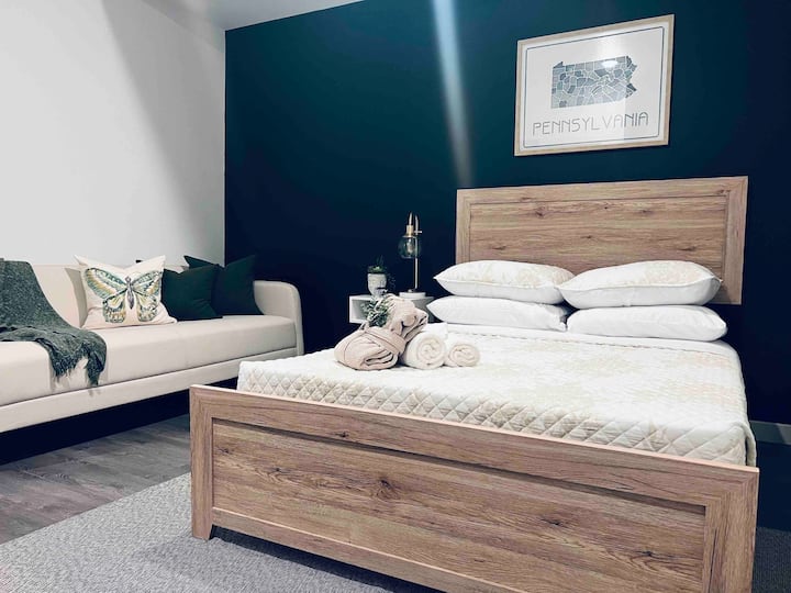 سرير كامل مع أريكة