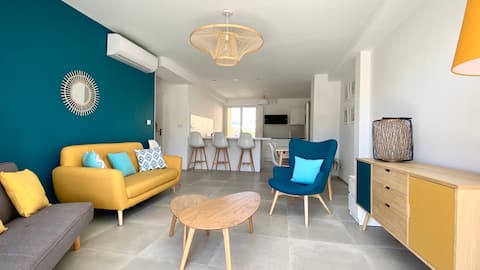 Fully renovated appartment 80m from the beach