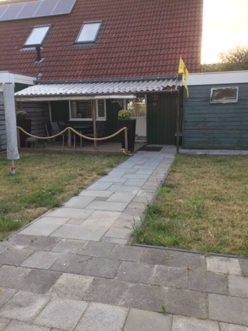 veranda op het zuidwesten