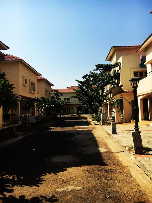 The serene Bougainvillea gated community