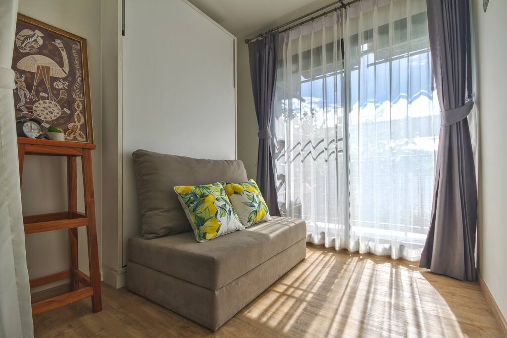 Private zone in small bed room