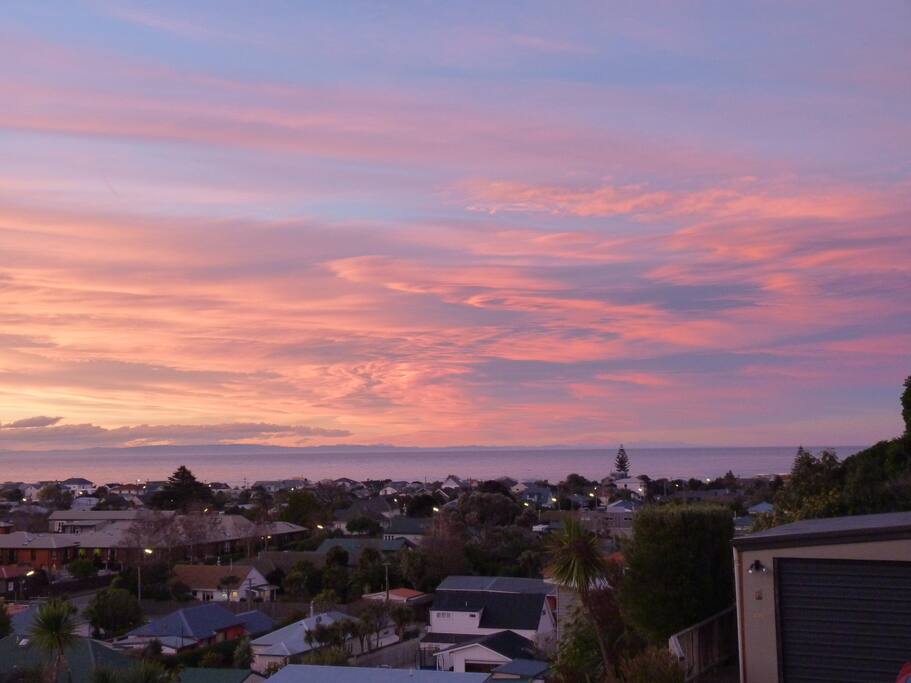 Sunset. View from our house.