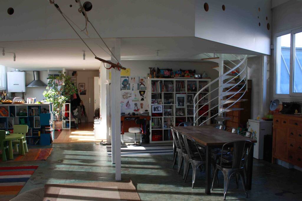 Entrée - Cuisine - Salle à manger