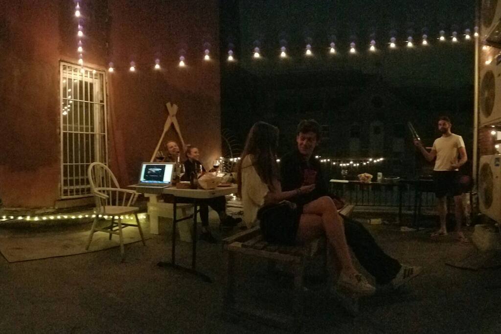 Our awesome private terrace!
