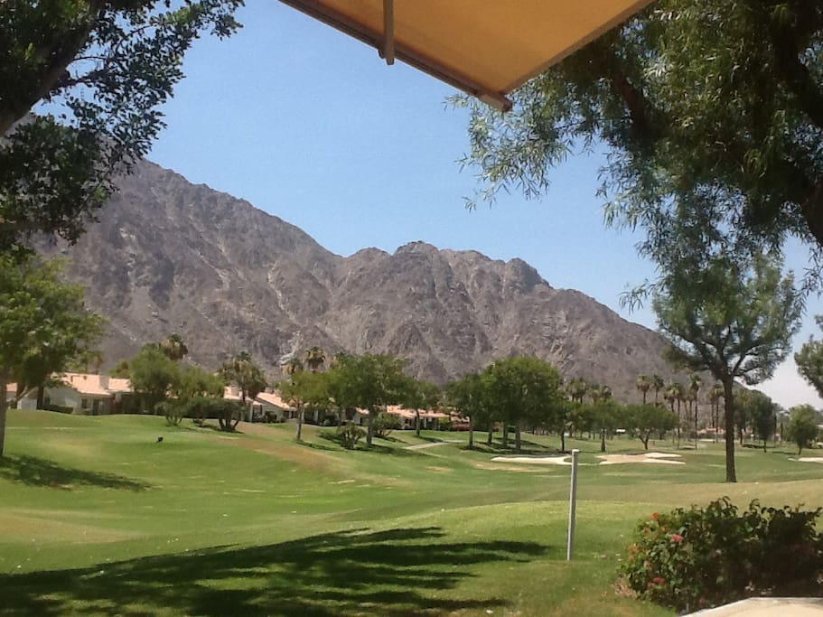 View of Santa Rosa Mountains from patio